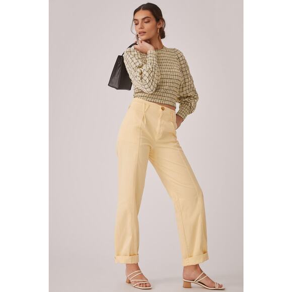 Anthropologie Pleated Column Pants - Women's New - Size 2 - Picture 1 of 5